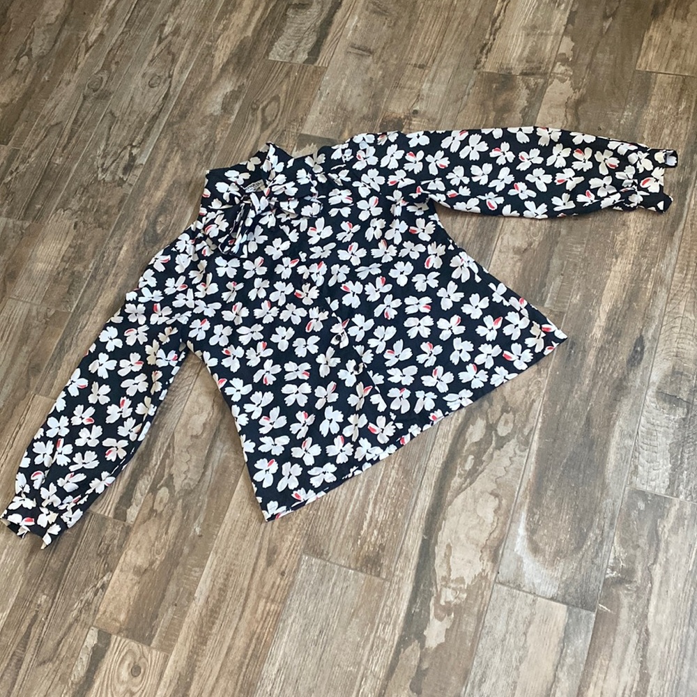 Vintage Jonquil button down floral blouse